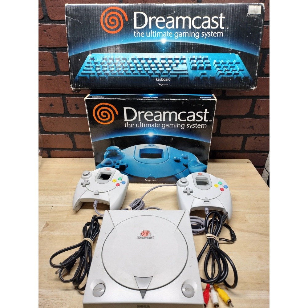 Sega dreamcast console bundle untested due to no games